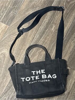 Marc Jacobs Black The Tote Bag Small Crossbody Tote